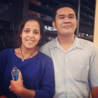 Erwin et Jenni à l'aéroport de Jakarta