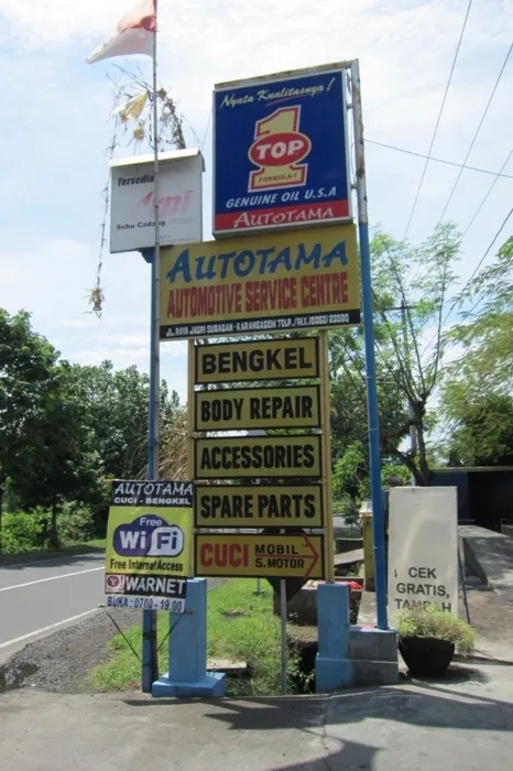 devanture garage bali