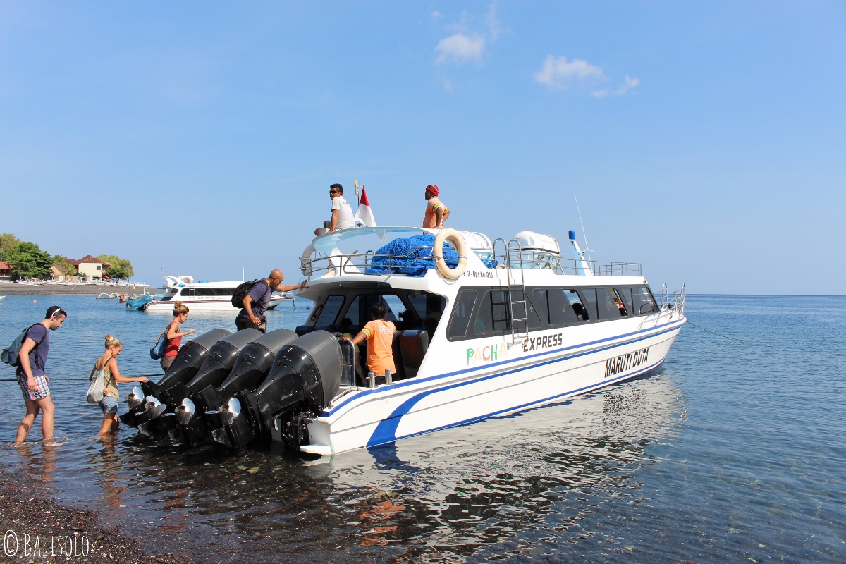 Le Pacha Express pour se rendre aux îles Gili © Balisolo