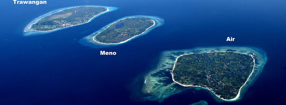 Les iles de Lombok : gili Meno, gili Air et gili Trawangan