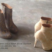 Collection Niluh Djelantik - Bottines tissées à talons par Niluh Djelantik
