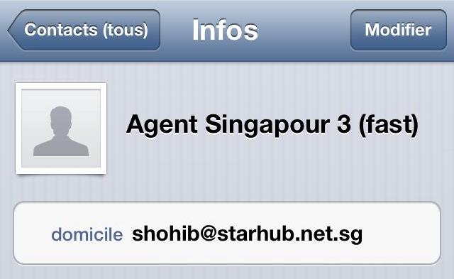 Coordonnées agent pour visa Indonesie à Singapour (2)