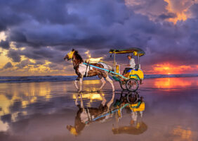 Leaving after sunset