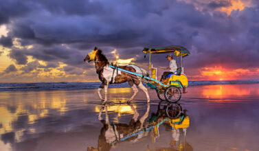 Leaving after sunset