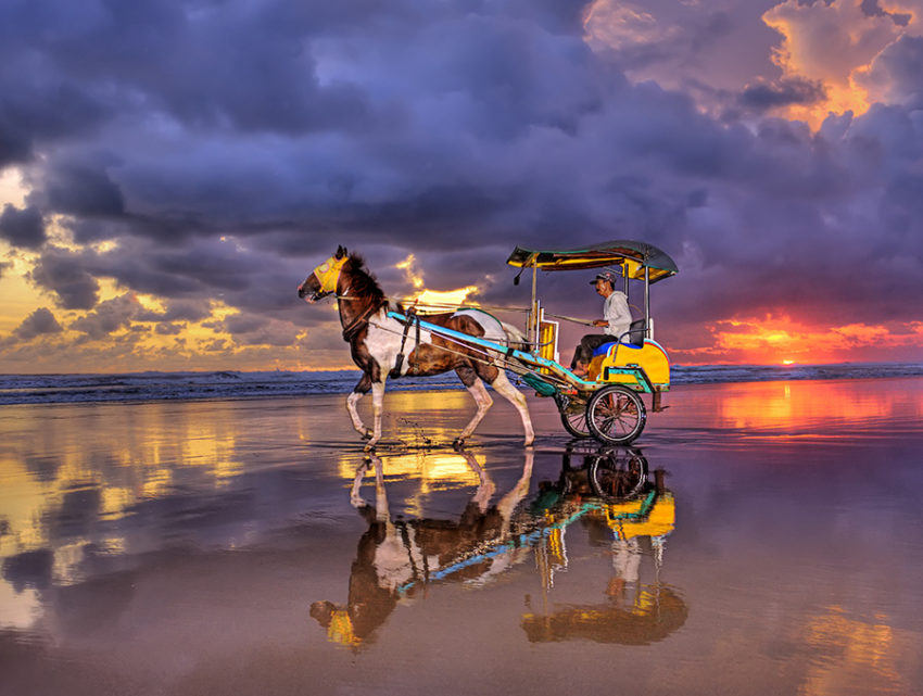 Leaving after sunset