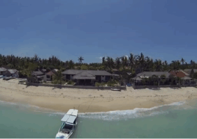 Nusa Lembongan vue du ciel en quadcopter