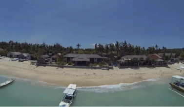 Nusa Lembongan vue du ciel en quadcopter