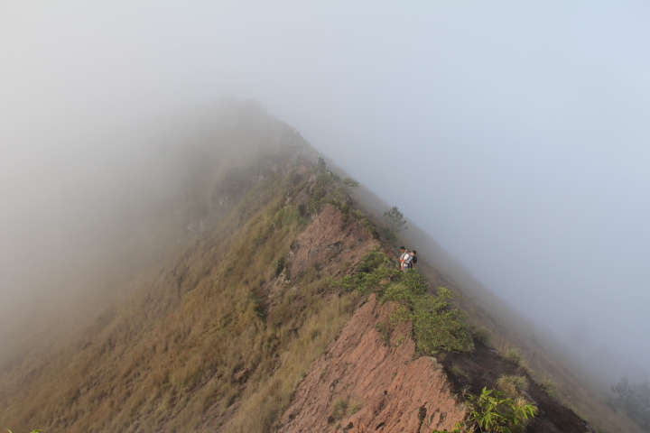 La crête du Mont Batur © Laurent 