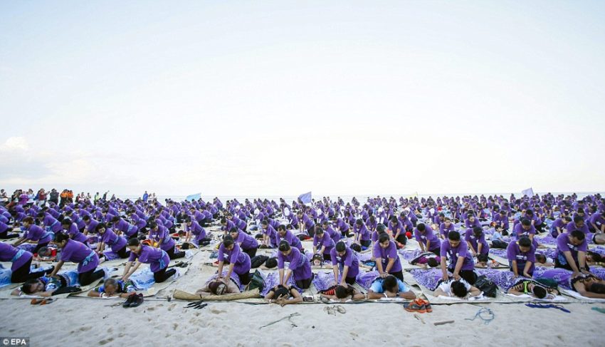 Record du monde : le plus grand massage de masse à Bali