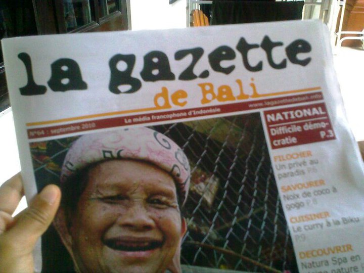 La meilleure lecture qui soit à Bali GAZETTE - Baliduo itinéraire à Bali, Indonésie